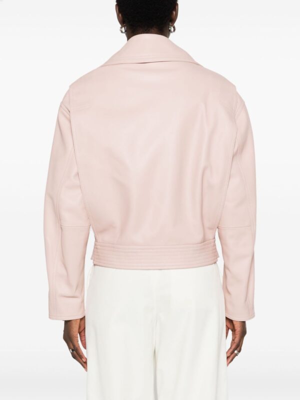 Versace  leather biker jacket - Image 4