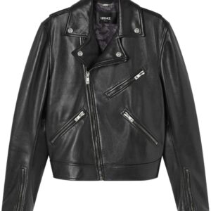 Versace  leather biker jacket