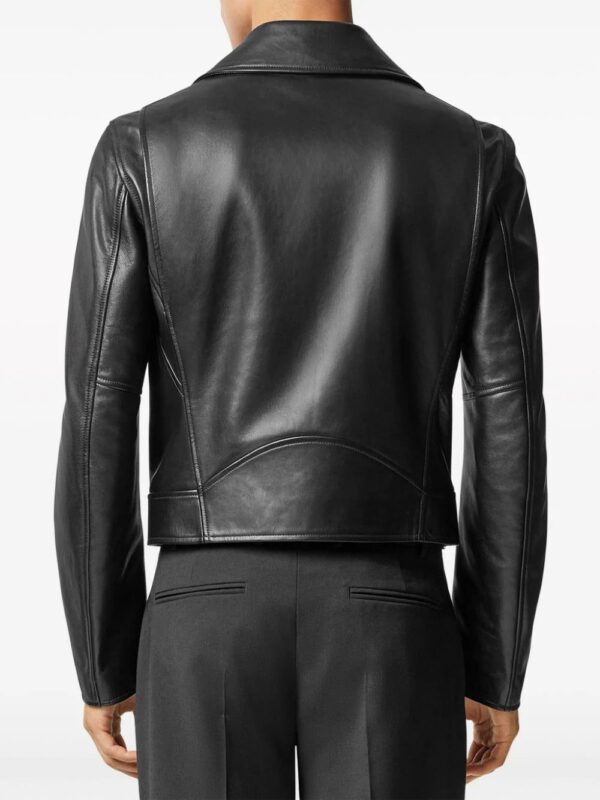 Versace  leather biker jacket - Image 3