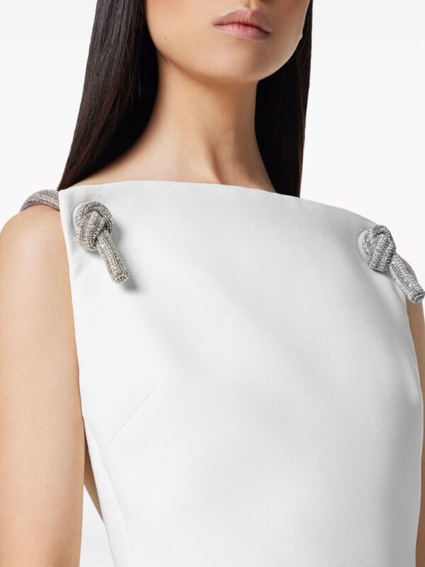 Versace crystal-embellished low-back minidress - Image 2