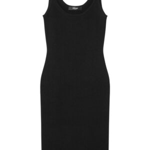 Versace logo-plaque scoop-neck dress