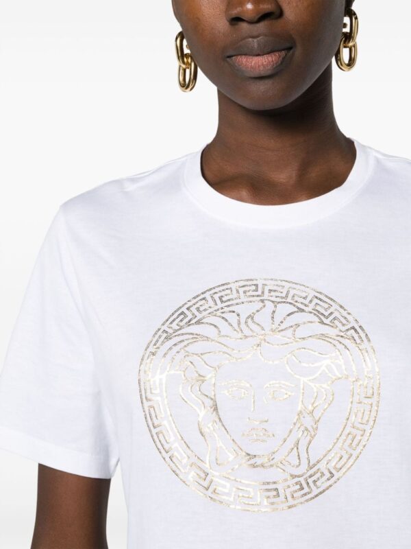 Versace Medusa Head-print cotton T-shirt - Image 5