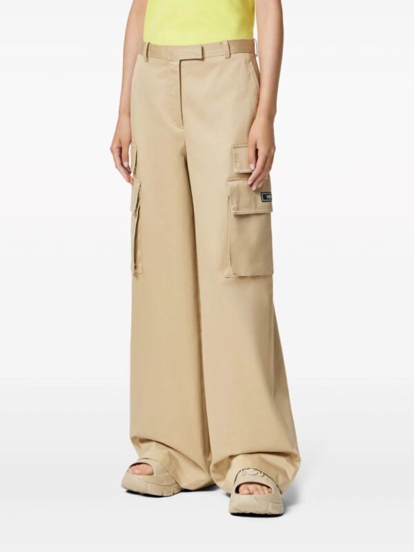 Versace  high-waist wide-leg trousers - Image 3