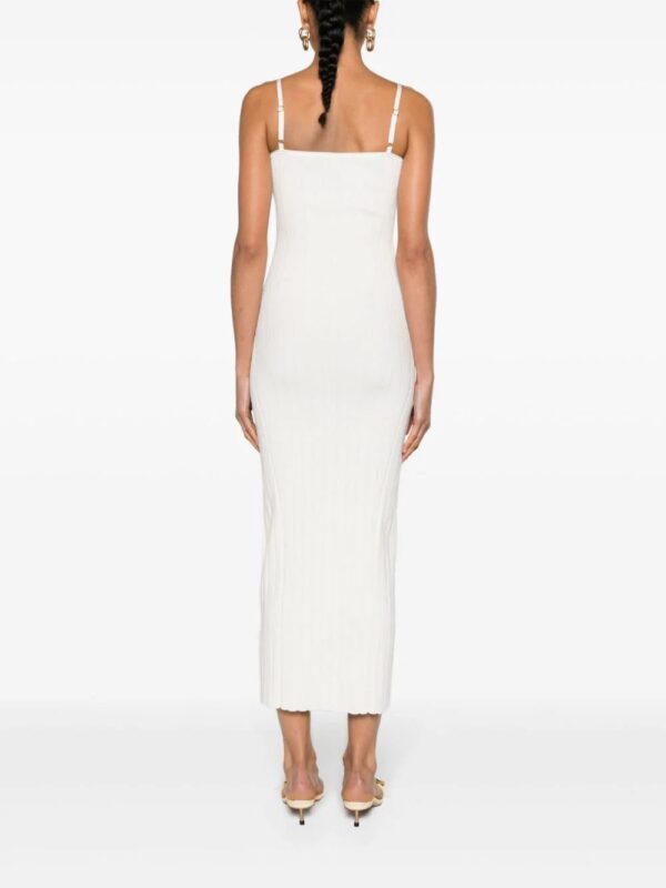 Jacquemus  Sierra ribbed midi dress - Image 4
