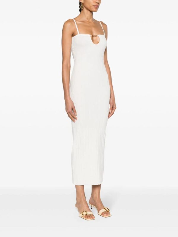 Jacquemus  Sierra ribbed midi dress - Image 3