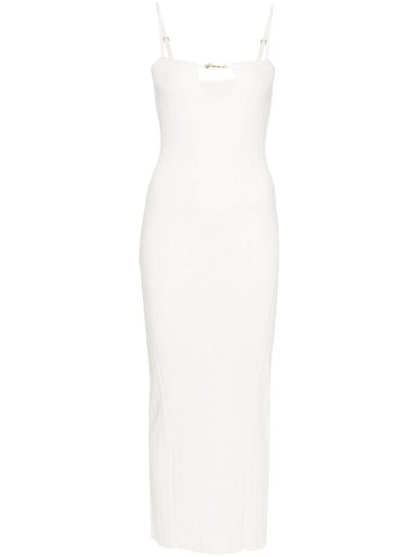 Jacquemus  Sierra ribbed midi dress
