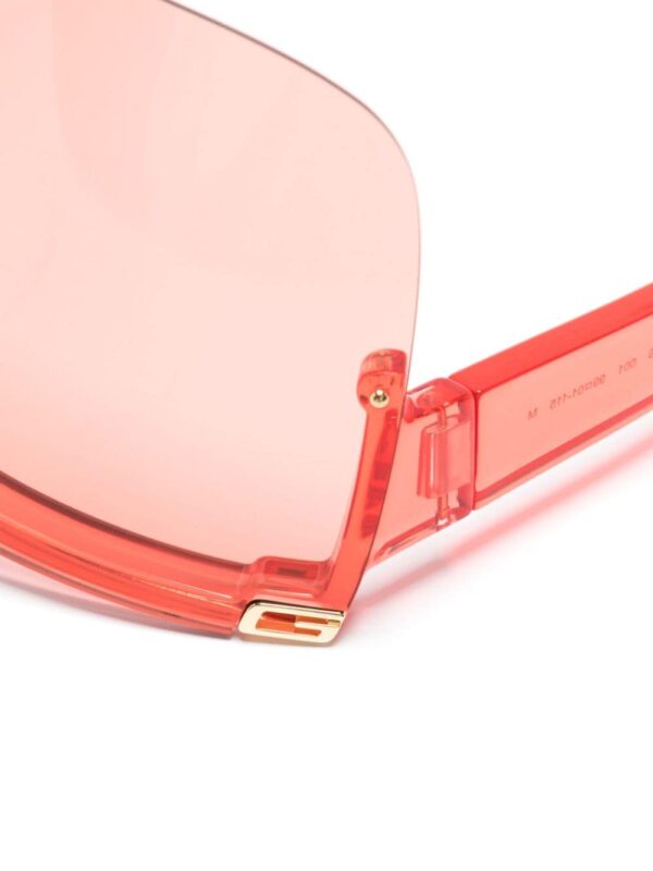 Gucci Eyewear oversized shield-frame sunglasses - Image 3