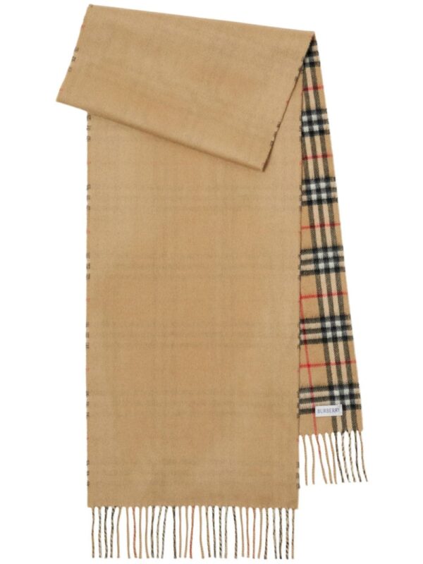 Burberry  checked cashmere scarf