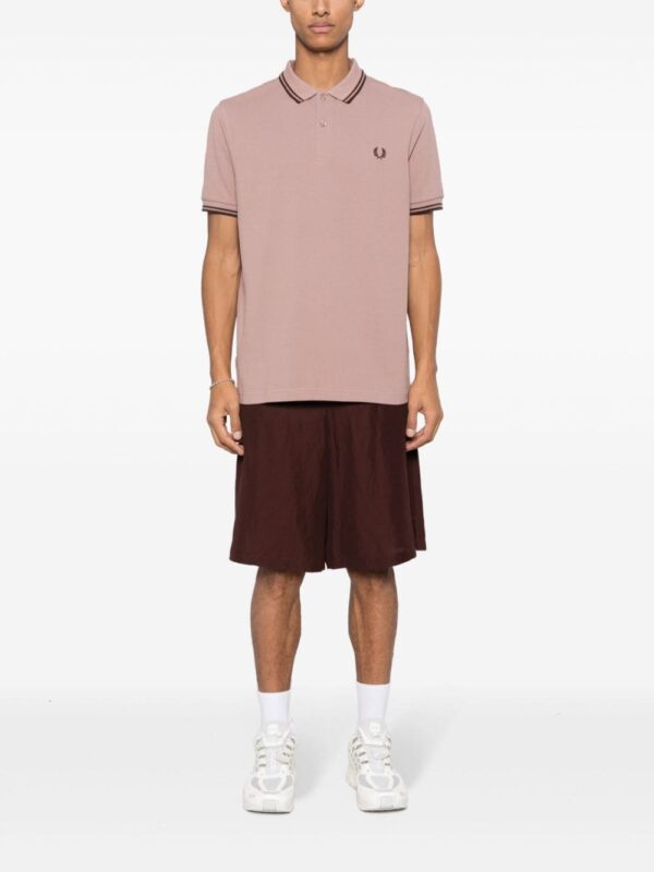 Fred Perry logo-embroidered cotton polo shirt - Image 2