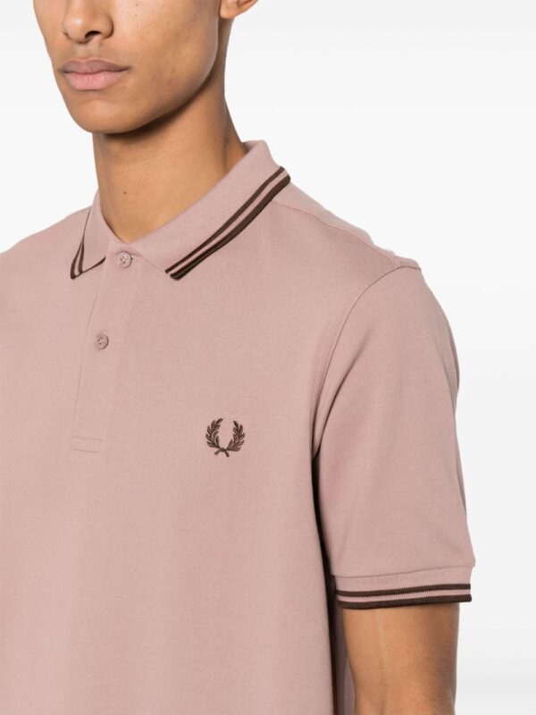Fred Perry logo-embroidered cotton polo shirt - Image 5