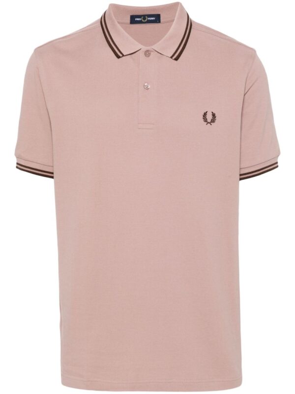 Fred Perry logo-embroidered cotton polo shirt