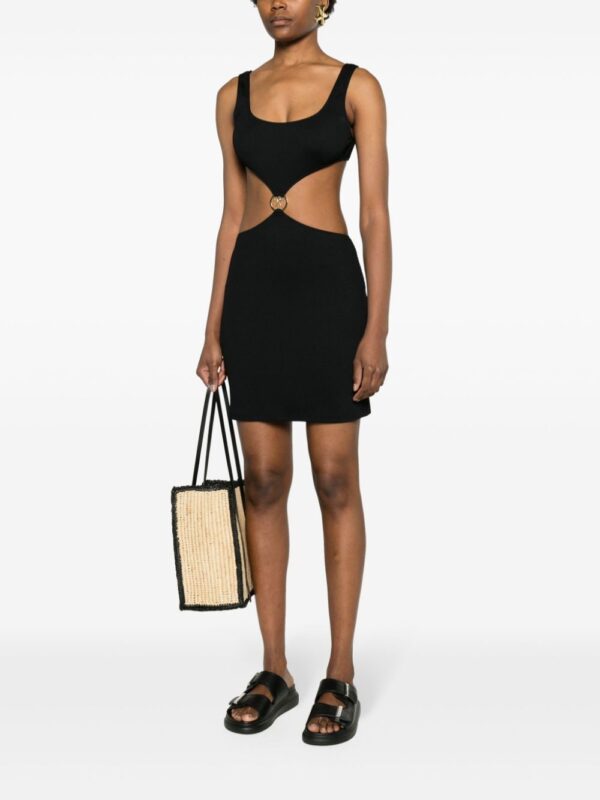 Moschino cut-out ribbed minidress - Image 2