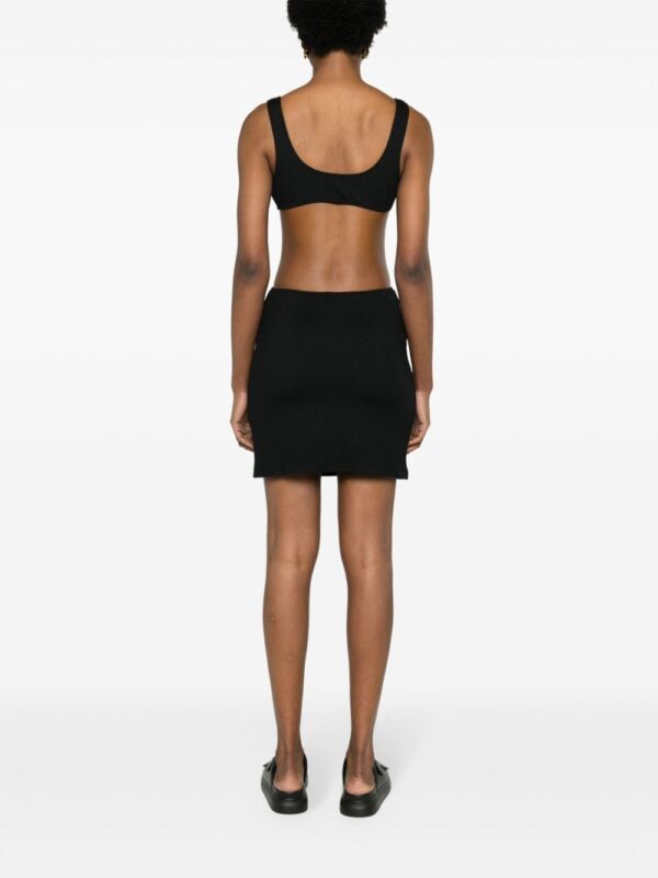 Moschino cut-out ribbed minidress - Image 4