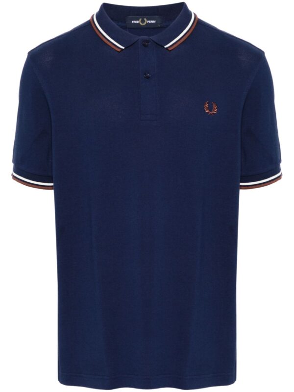 Fred Perry logo-embroidered cotton polo shirt