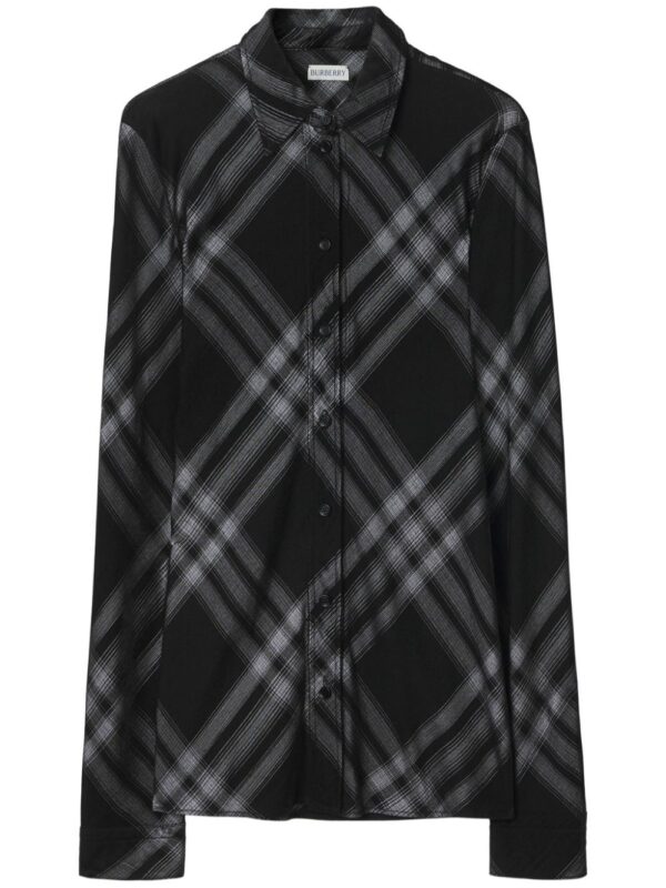 Burberry  check-print long-sleeve shirt