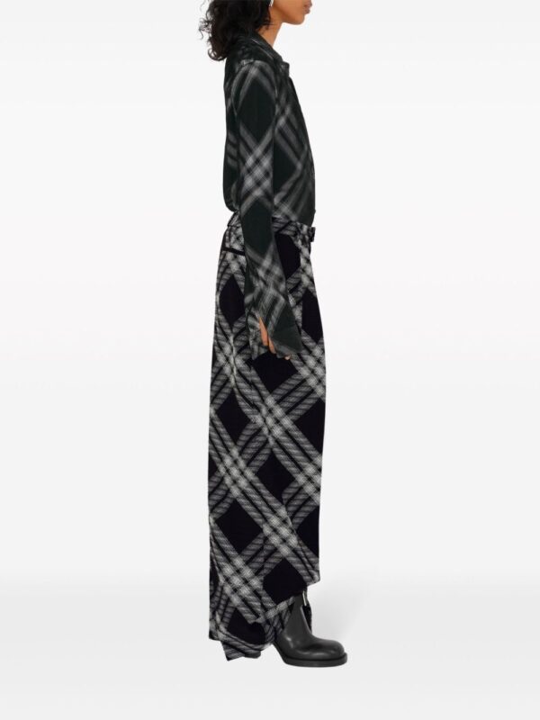 Burberry  check-print long-sleeve shirt - Image 3