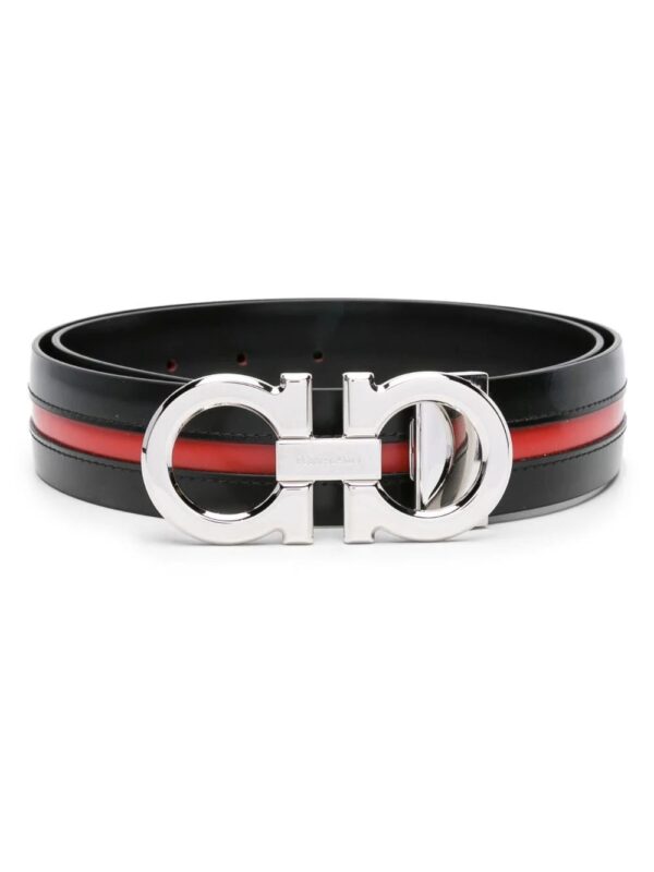 Ferragamo  Gancini-buckle leather belt