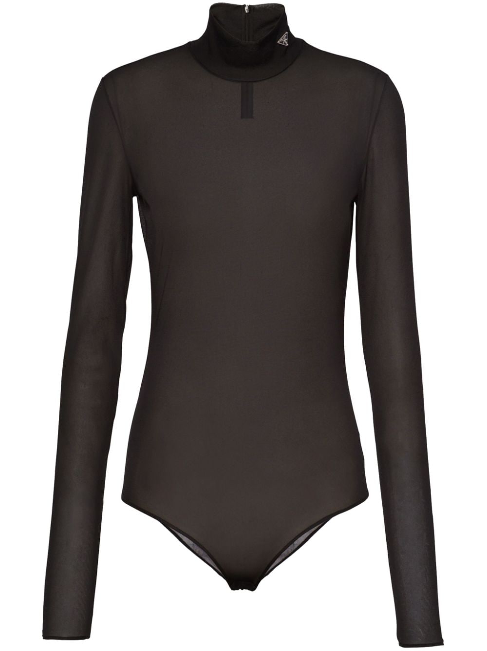 Prada Gazar triangle-logo bodysuit