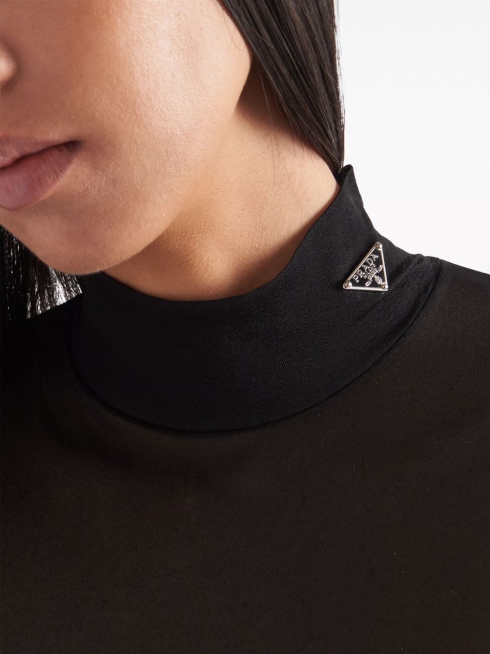 Prada Gazar triangle-logo bodysuit - Image 5