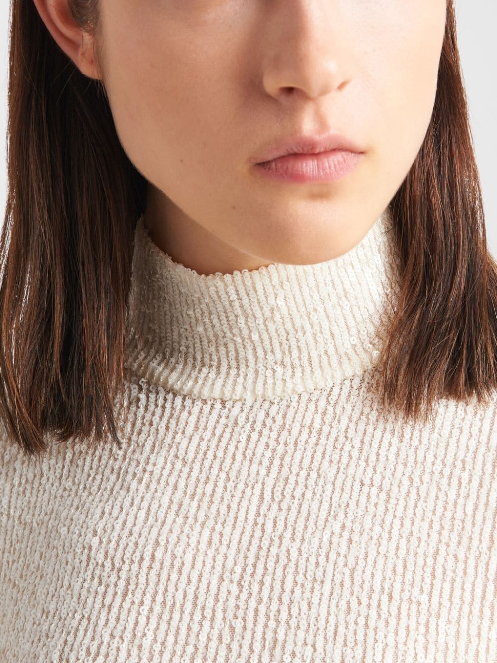 Prada sequinned cropped top - Image 5