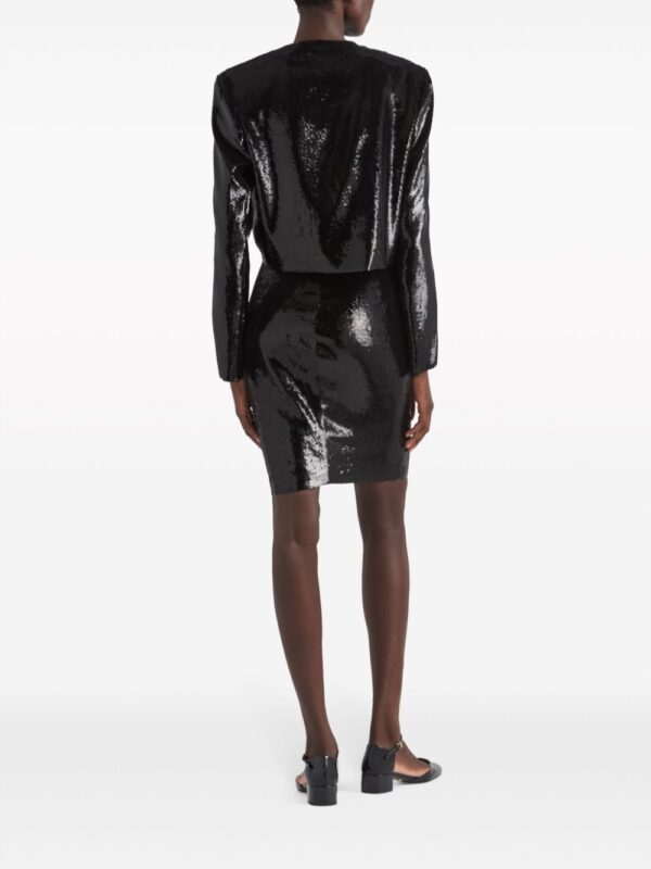Prada  sequin-embellished cropped jacket - Image 3