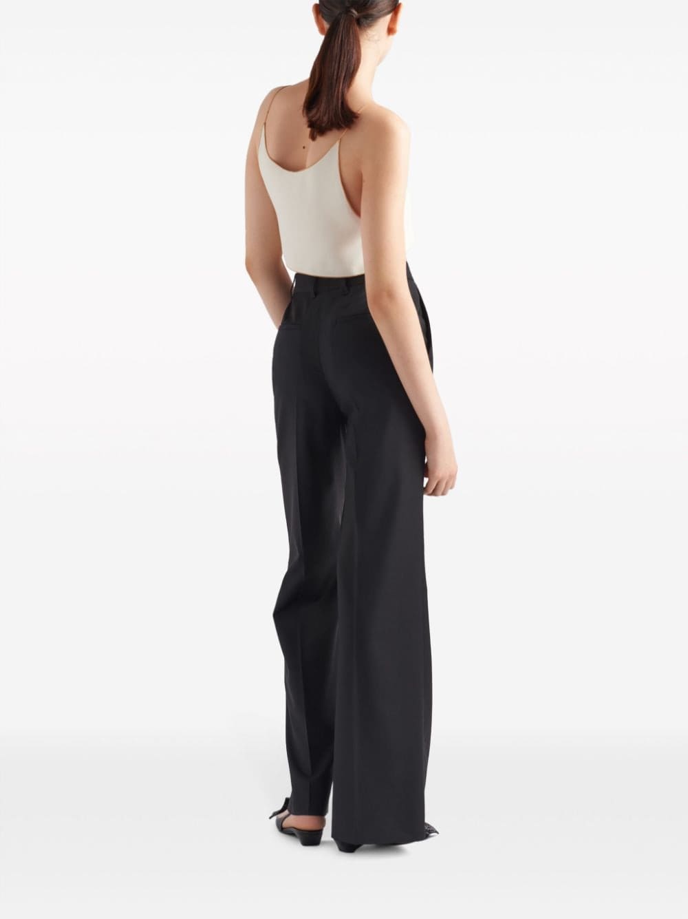 Prada Sablé cropped camisole top - Image 3