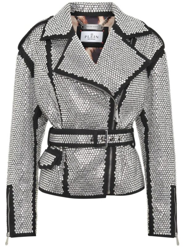 Philipp Plein  crystal-embellished jacket