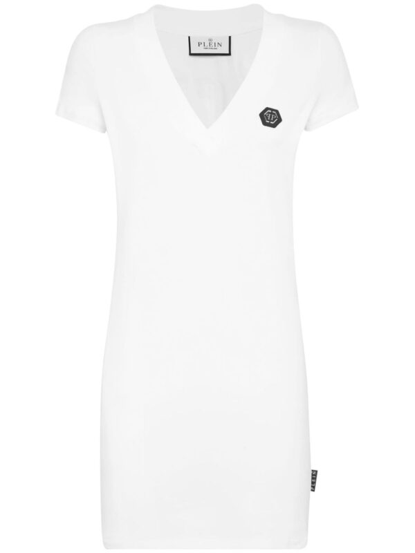 Philipp Plein rhinestone-embellished T-shirt dress