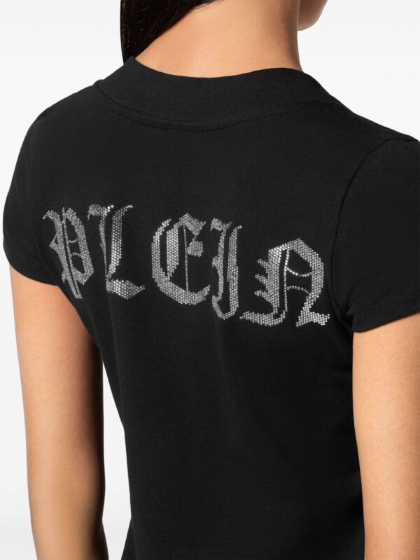 Philipp Plein rhinestone-embellished T-shirt dress - Image 4
