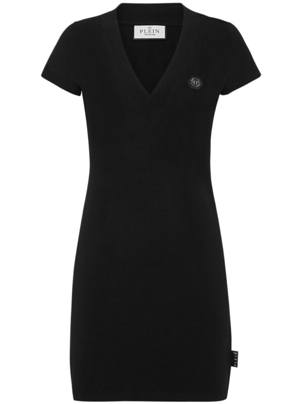 Philipp Plein rhinestone-embellished T-shirt dress