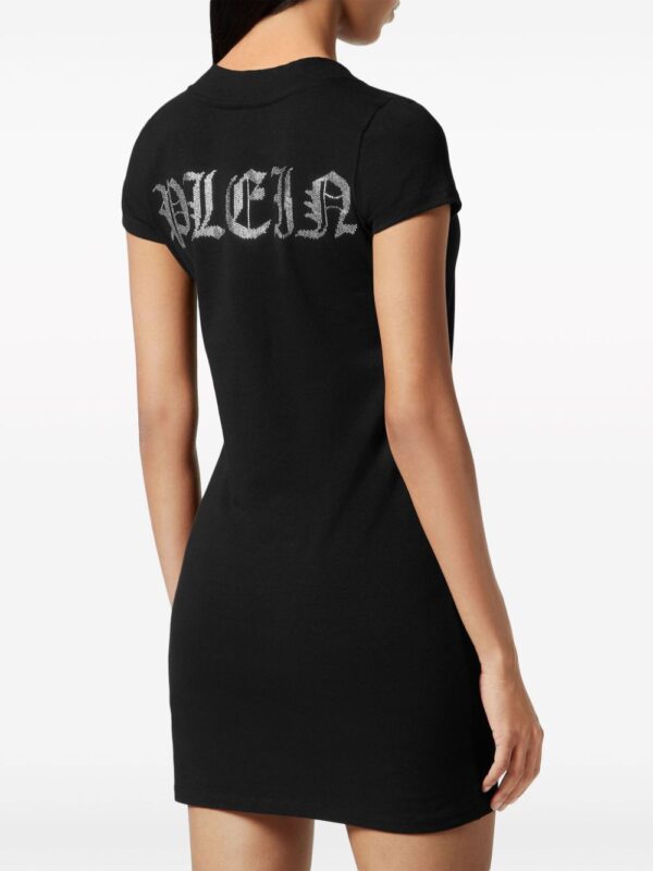 Philipp Plein rhinestone-embellished T-shirt dress - Image 3