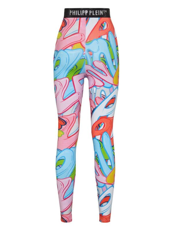 Philipp Plein  Leggings Bombing Graffiti - Image 2
