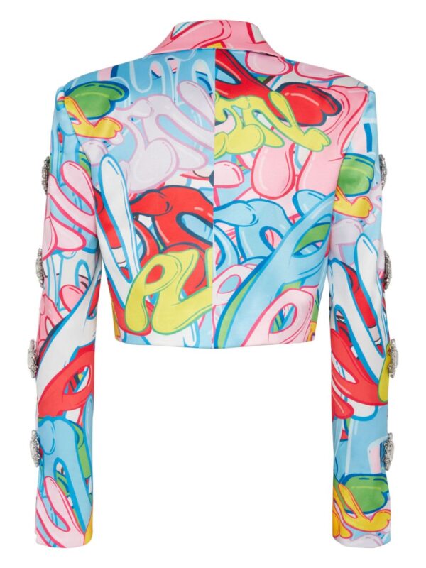Philipp Plein  Bombing Graffiti-print spencer jacket - Image 2