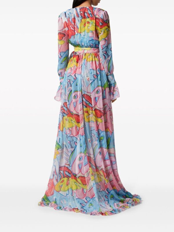 Philipp Plein Bombing Graffiti-print maxi dress - Image 3