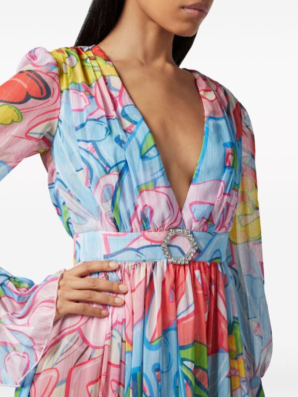 Philipp Plein Bombing Graffiti-print maxi dress - Image 4