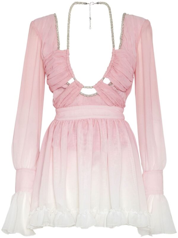 Philipp Plein ombré-effect mini dress