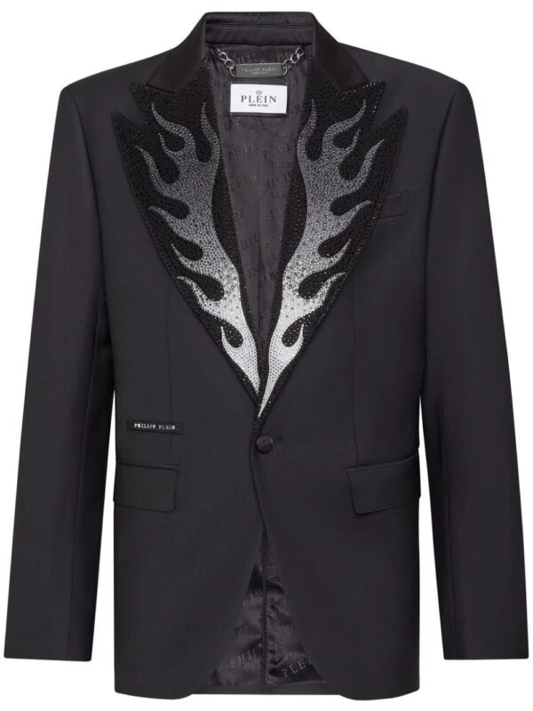 Philipp Plein  Flame single-breasted blazer