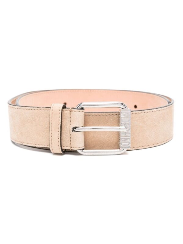 Louis Vuitton logo-engraved leather belt