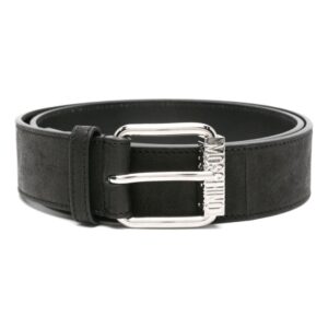 Louis Vuitton logo-engraved leather belt