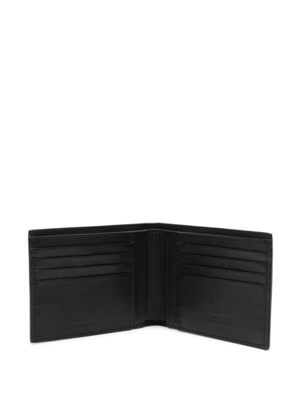 Moschino logo-lettering denim wallet - Image 3