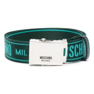 Louis Vuitton jacquard-logo slide-buckle belt