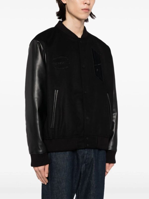 HUGO  logo-appliqué bomber jacket - Image 3