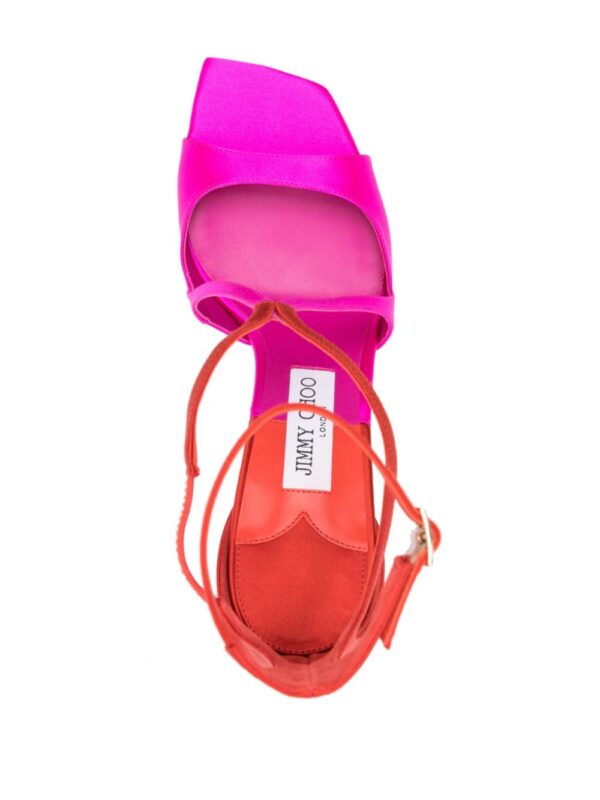 Jimmy Choo  Azia 95mm satin sandals - Image 4