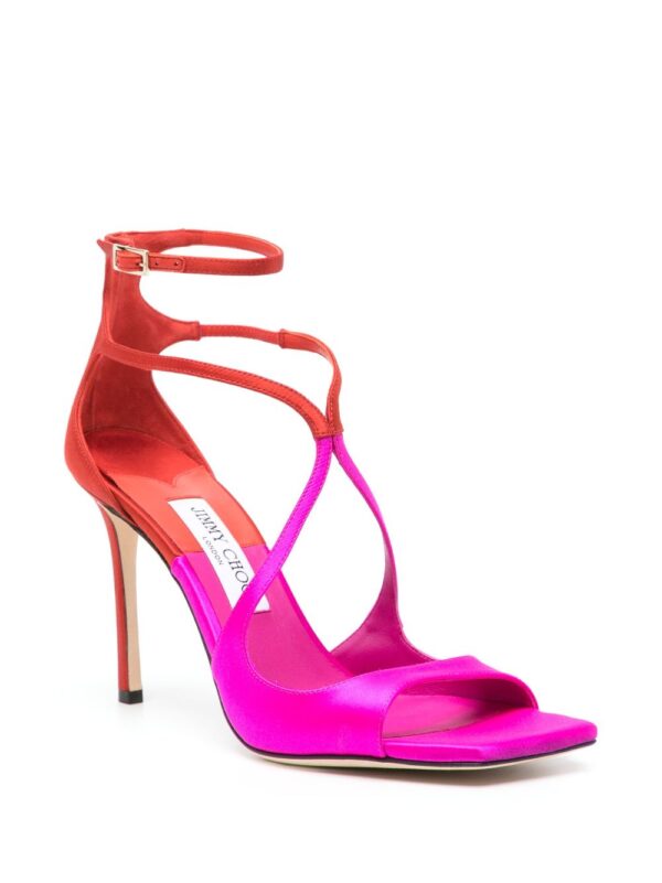 Jimmy Choo  Azia 95mm satin sandals - Image 2