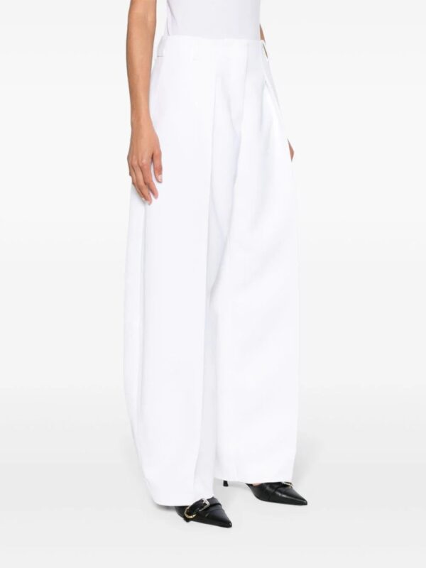 Jacquemus  Ovalo pleated palazzo pants - Image 3