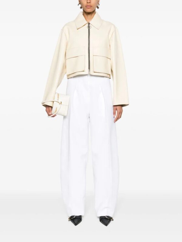 Jacquemus  Ovalo pleated palazzo pants - Image 2