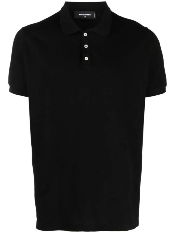 DSQUARED2  Icon-print cotton polo shirt
