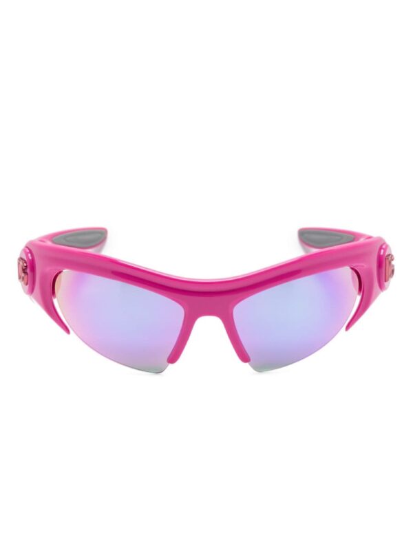 Dolce & Gabbana Eyewear shield-frame gradient sunglasses
