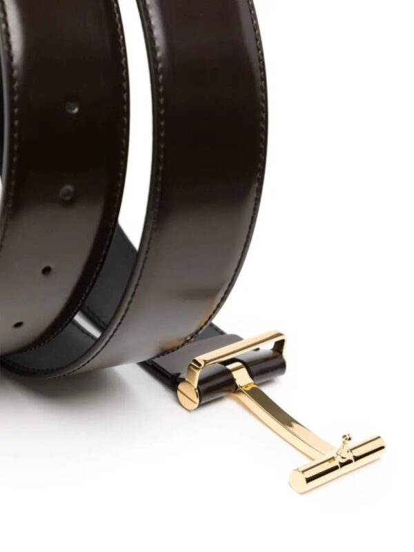 TOM FORD  T-buckle leather belt - Image 2