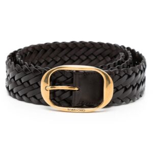 Louis Vuitton interwoven leather belt